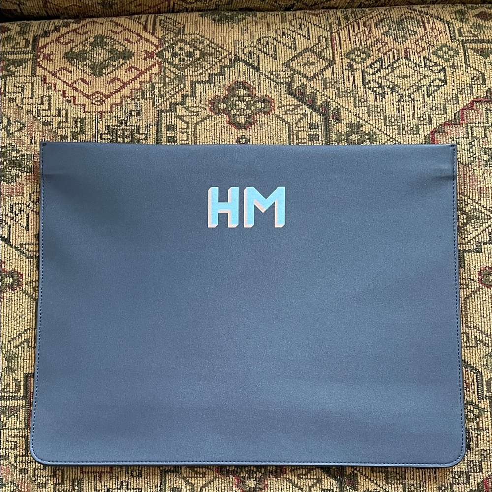 Mark & Graham Navy Laptop Bag
